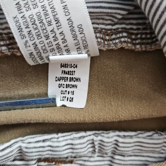 Goodfellow Chino Men's Size 38x32 Hennepin Straight Leg Stretch Khaki Chinos Tan - Picture 7 of 16
